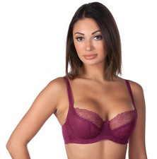 Panache Colette Unlined Mesh Underwired Balconette Bra 7381