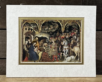Adoration of the Magi, by Gentile da Fabriano Florence, Italy Framed Wall Art
