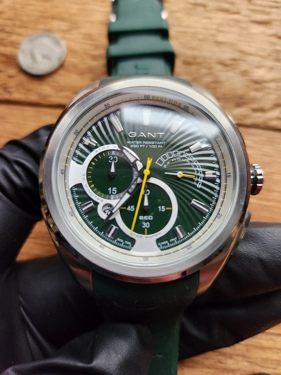 Used Gant Milford ii Green /Chronograph Watch W11007