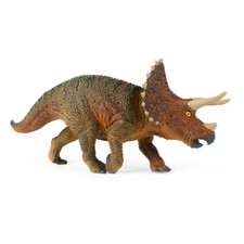 Triceratops Dinosaur Figurine Realistic Plastic Dinosaur Model for Collection