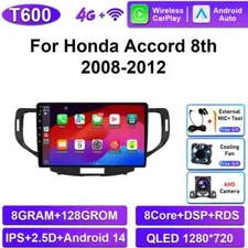 For Honda Accord 8 Acura TSX 2008-2012 Android CarPlay Car Radio GPS Multimedia