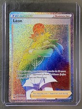 Leon 195/185 Secret Rare Rainbow Hyper Pokemon TCG Vivid Voltage Near Mint on eBay