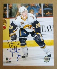 RARE DANIEL PAILLE AUTO SIGNED 8 x 10 COLOR PHOTO BUFFALO SABRES RARE PIC