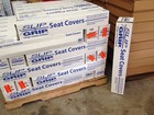 (1) Slip N Grip Seat Covers - 500 per roll, Disposable Plastic Auto Seat Covers
