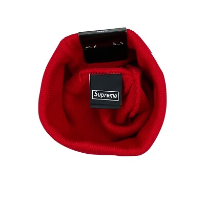 Supreme x New Era FW22 Horns S Logo Beanie Red | eBay