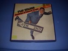 FLIP WILSON ~ COWBOYS & COLORED PEOPLE ~ REEL TO REEL TAPE ~ 4 TRACK / 3 3/4 IPS