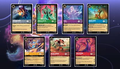 Disney LORCANA The First Chapter RARE cards - Complete Your Set TCG  SALE | eBay