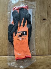 Bear Grip gloves, 10 pairs, Nitrile Sandy Finish Coated Size 8