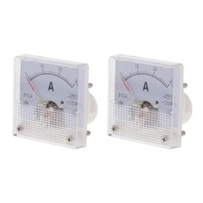 2Pcs High Accuracy DC Analog Panel meter 0-30A 75MV