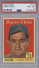 1958 Topps Harry Chiti #119 PSA 8 0ll