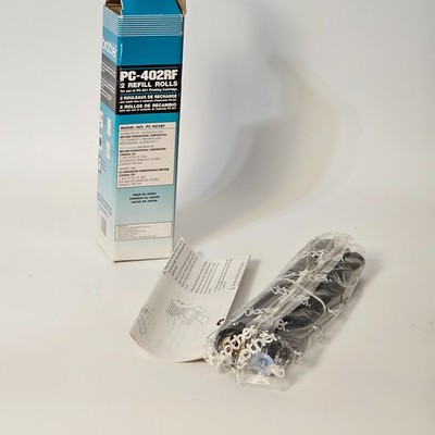 Genuine Brother PC-402RF Fax Thermal Transfer Refill Rolls (1) Pack Black Sealed