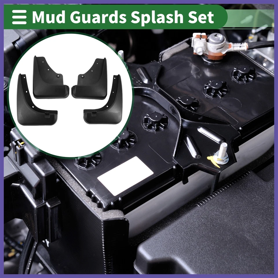 Mud Flaps Splash Guards Mud Guards for Ford ESCAPE 2010-13 W/ Mount Accessories - Image 2 of 4