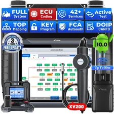 XTOOL D8W OBD2 Scanner Full System Diagnostic Tool Key Coding Programming +XV200