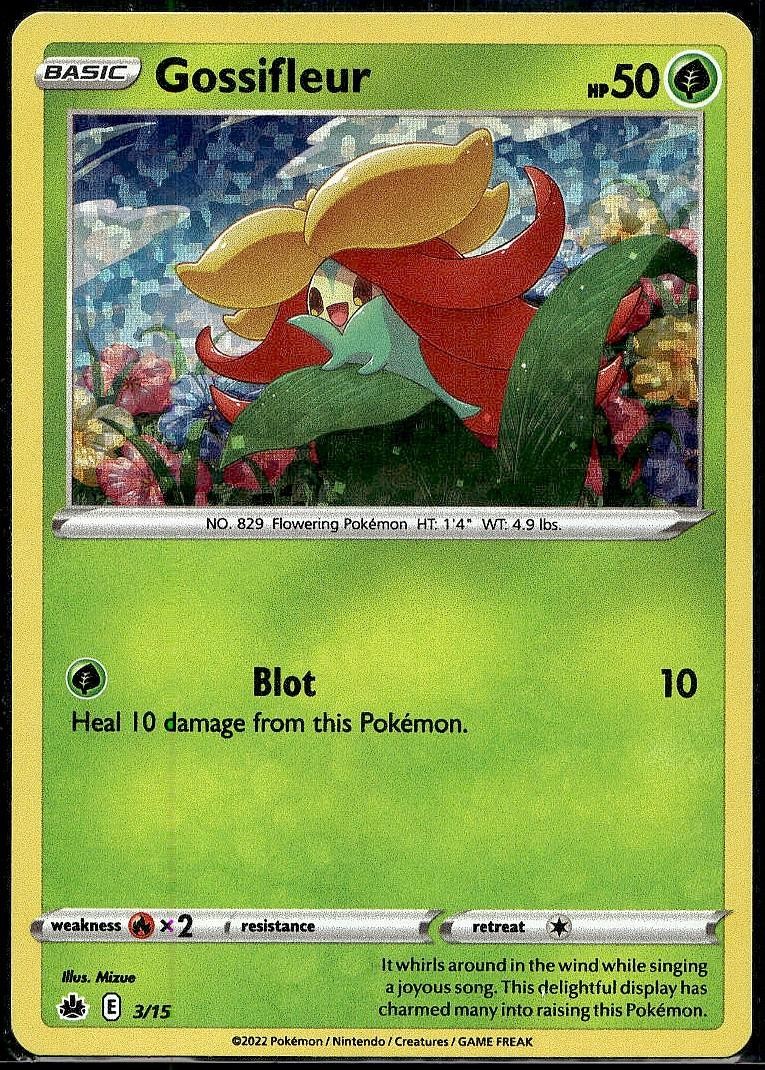 Gossifleur 003/015 Holo Promo McDonald's Promos 2022 Pokemon Near Mint