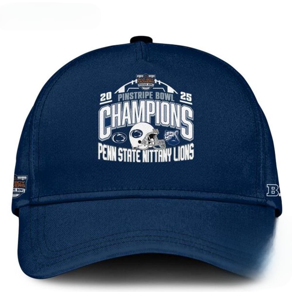 Penn State    2025 Pinstripe Bowl Champions Limited Edition Cap
