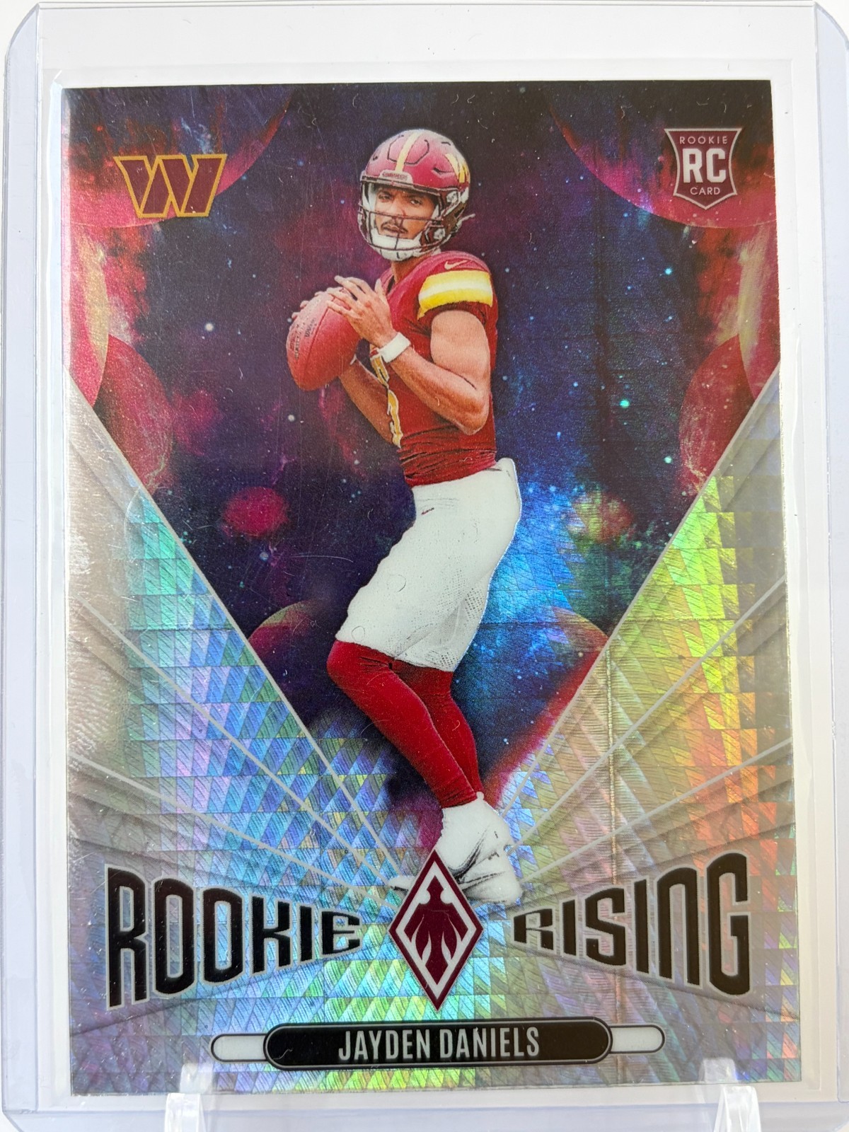 2024 Panini Phoenix Rookie Rising Jayden Daniels #RR-JDS Hyper (RC)