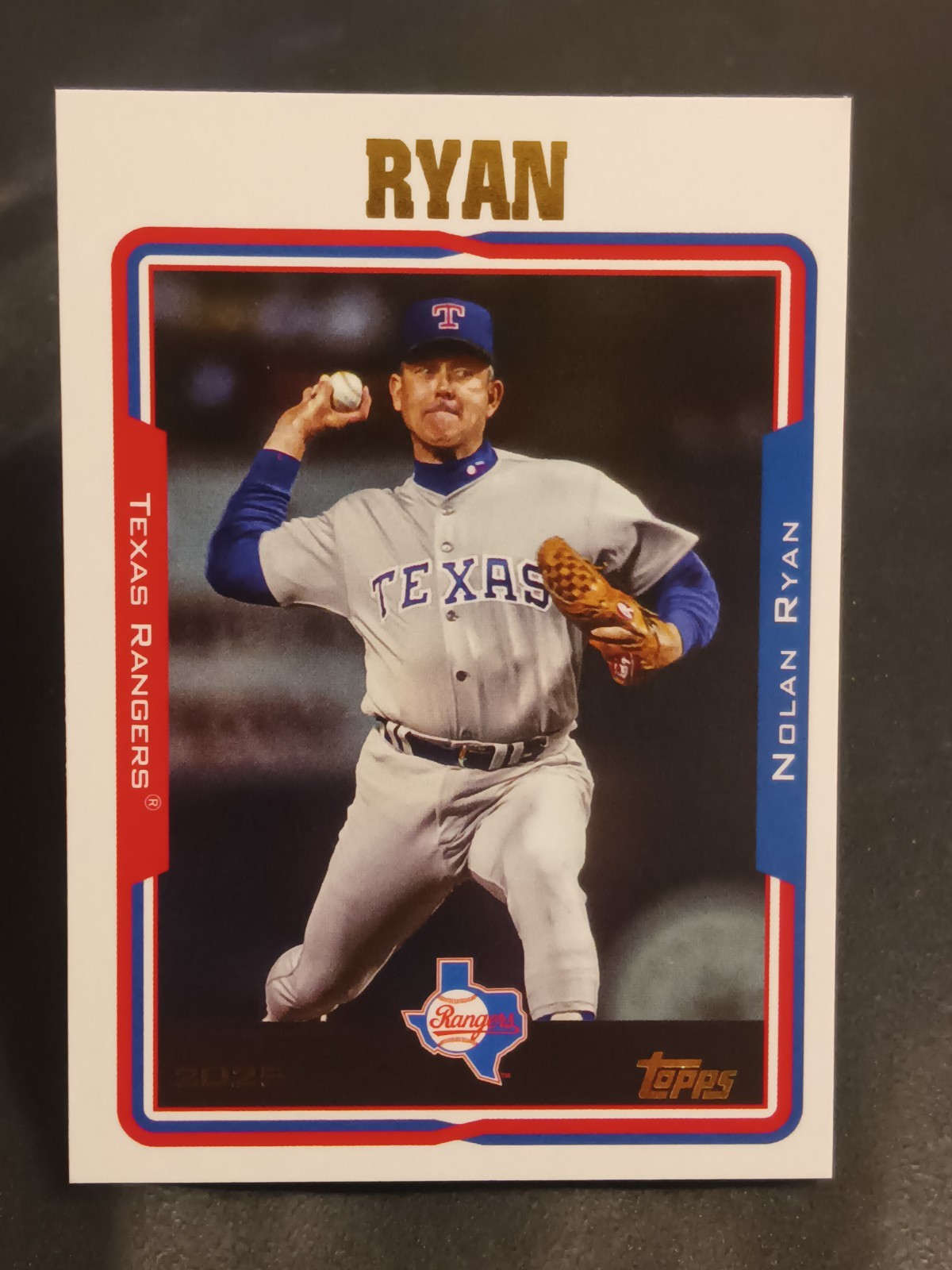 2025 Topps Archives ⭐Retro 2005 Topps⭐ #262 Nolan Ryan - Texas Rangers 