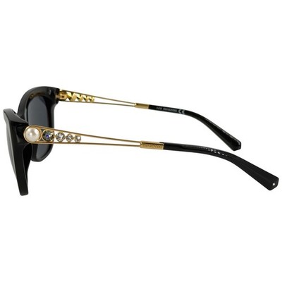 Swarovski SK0262 Womens Plastic Sunglass 01A Black 55-16  display picture 1
