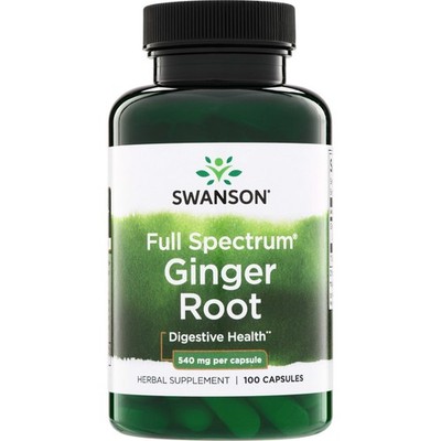 Swanson Ginger Root 540 mg 100 Capsules