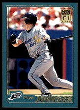 Russ Johnson 2001 Topps #600 Devil Rays MLB READ FREE SHIPPING AutographDen