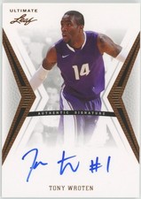2012 Leaf Ultimate Draft Tony Wroten Auto Washington Huskies #BA-TW1