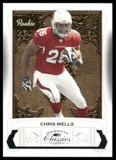 Chris Wells Rookie /999 2009 Donruss Classics #171 Arizona Cardinals