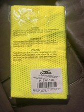Condor U-block Safely Vest Class 2 Yellowgrn Small. 53yl16c