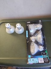 5 Feit Electric Bi-Pin Base LED Light Bulb White 5000K 35W 120V GU10
