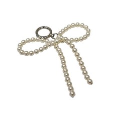 Fashion Pearl Bowknot Keychain Hanging Decorations Keyring Hanging Ornament