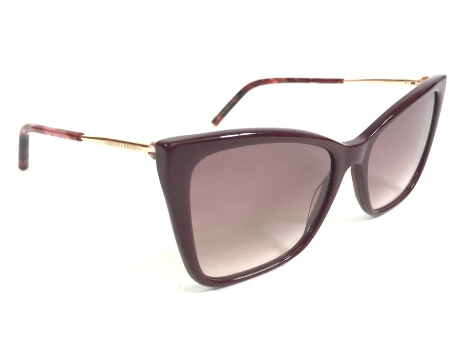 Carolina Herrera Sunglasses HER0180/S 6K3HA Burgundy Gold Frames with Red Lenses - Image 4 of 4