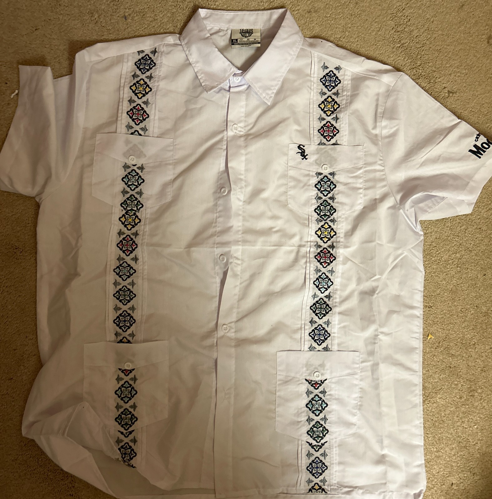 Chemise Guayabera Chicago White Sox Taille XL – Multicolore, Neuve, Prévente, Cadeau Fan MLB