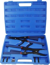 16" LARGE Circlip Snap Ring Pliers Set Heavy Duty Retaining Ring Ratcheting Tool