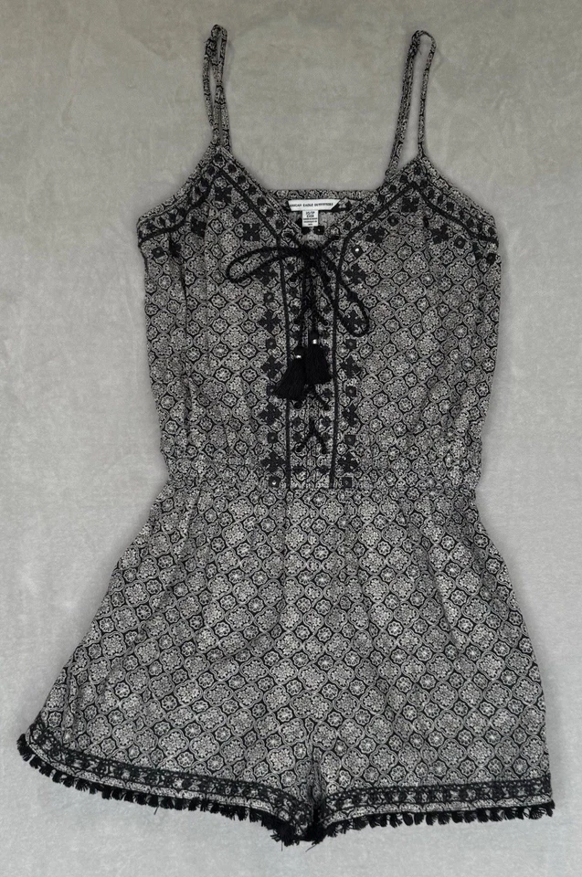 Женский комбинезон American Eagle Outfitters XS черный темно-бохо фестиваль прихоти - Изображение 2 из 4