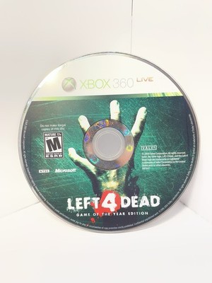 Left 4 Dead Game of the Year Edition (Xbox 360, 2009) GOTY Disc Only Tested
