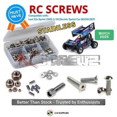 ①KSグッズセットSOTUS RCScrewZ Stainless Screw Kit los150 for Losi 22s Sprint 2WD 1/10