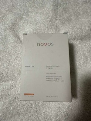 NOVOS Core Longevity Formulation 30 Packets - Orange Flavor  EXP 06/2027