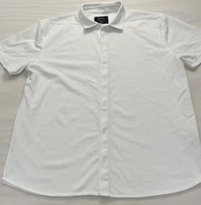 BYLT Shirt Bayside SS Oxford Mens XXL Short Sleeve Button Up Premium Basics