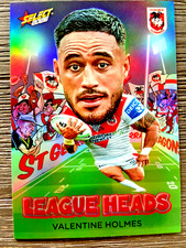 2026 NRL SELECT 'LEAGUE HEADS' TRADING CARD - VALENTINE HOLMES/DRAGONS