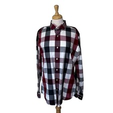 EXPRESS Men's 100 cotton Extra Slim Fit Plaid Button Up Shirt Size Large