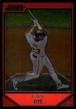 Jermaine Dye 2007 Bowman Chrome #133 White Sox MLB READ FREE SHIP AutographDen