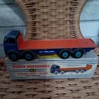 VINTAGE DINKY TOYS 903 FODEN FLAT TRUCK WITH TAILBOARD IN ORIGINAL BOX