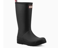 Hunter Original Play Tall BootWomen's Black, Sz 8