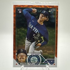 Bryce Miller 2023 Topps Update Black Parallel /72 RC Mariners 🔥
