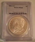 1883-CC Morgan Silver Dollar PCGS MS 65