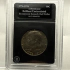 1776-1976 Kennedy Half Dollar Bicentennial Bradford Brilliant Uncirculated 50c