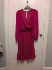 Ladies  Bombshell of London Dress. Beautiful pink chiffon, 