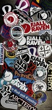 Outdoor Sticker Set 7 Lot Set Arcteryx Fjall Raven Camping Glock Hiking Van Life