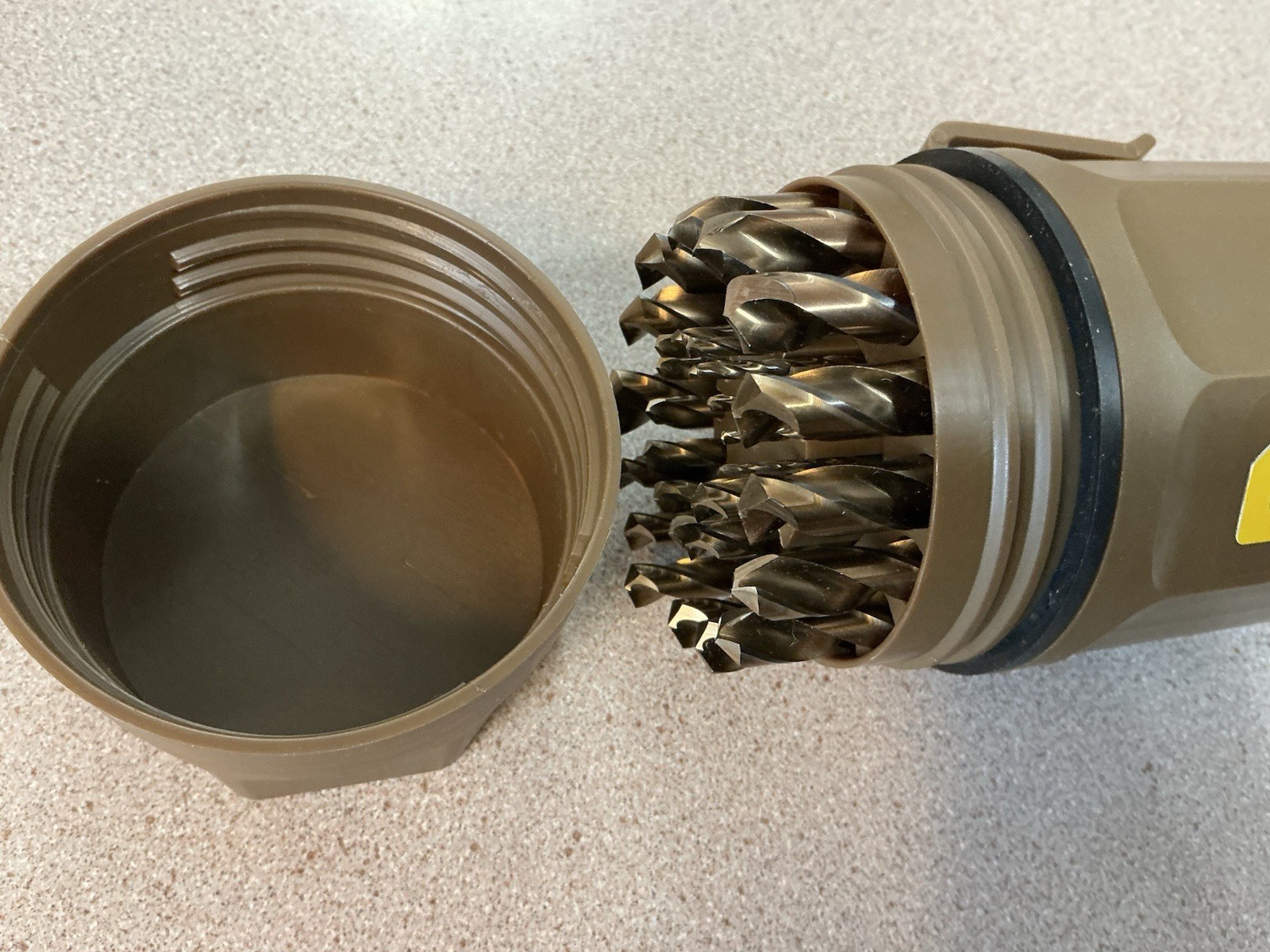 LAWSON JOBBER LENGTH DRILL SET & INDEX 1/16” - 1/2”   29 TOTAL COBALT DRILLS NEW