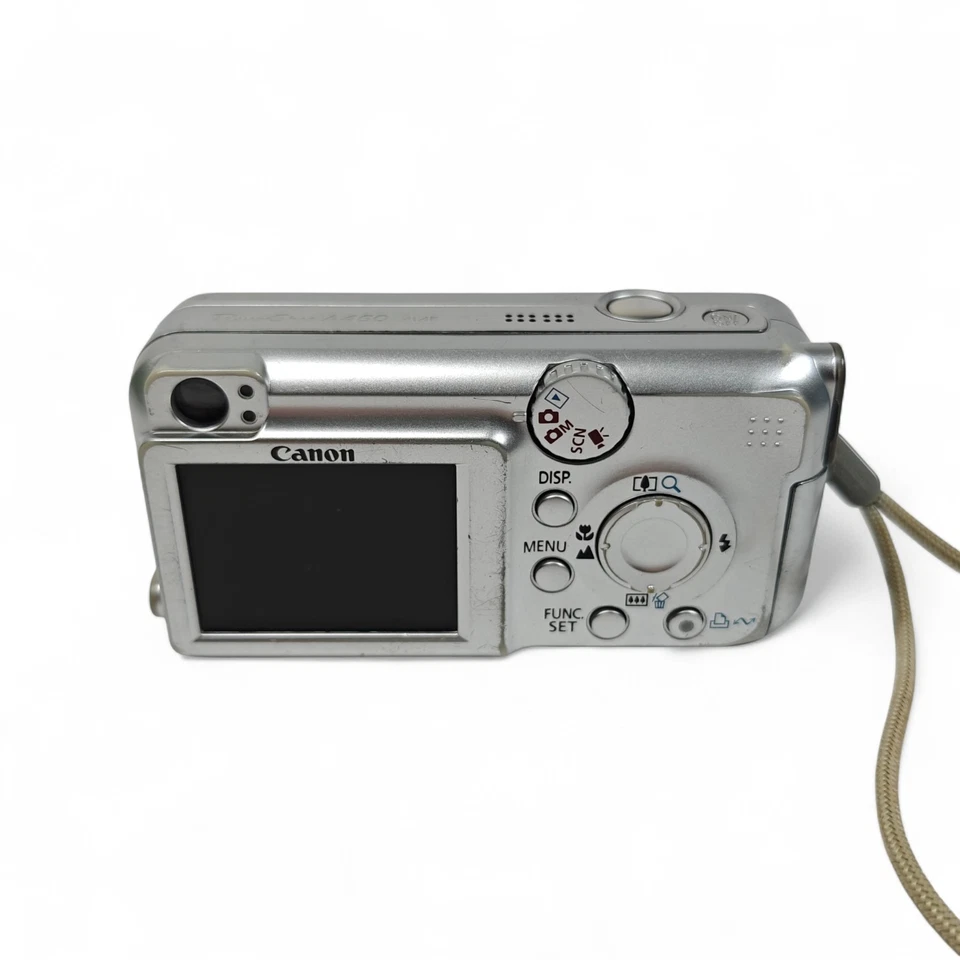 Canon PowerShot A460 5MP Digital Camera Silver Retro Y2K Digicam Boxed - Image 4 of 4