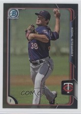 2015 Bowman Draft Chrome Asia Exclusive Black Refractor Kohl Stewart #148 0b3